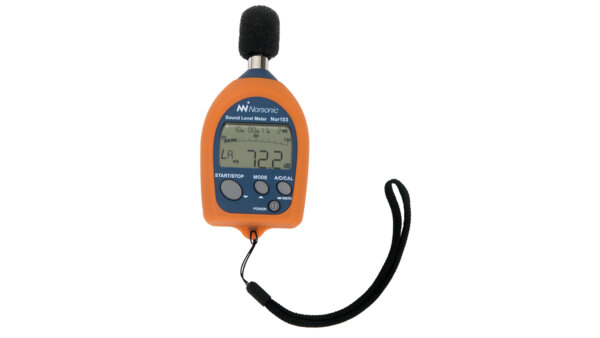 Nor103 sound level meter with cover