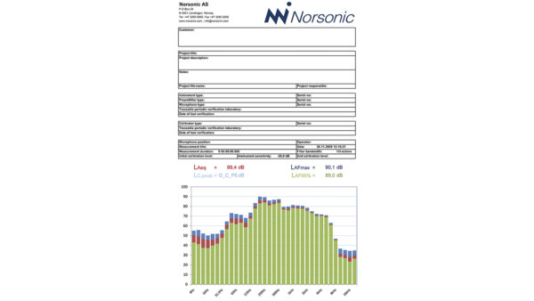 Nor1026 NorReview Noise Analysis Software
